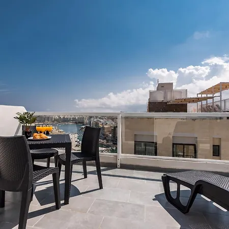Bnbnova - Private Penthouse With Terrace Spinola Bay