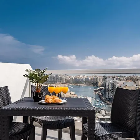 Bnbnova - Private Penthouse With Terrace Spinola Bay * Saint Julian's