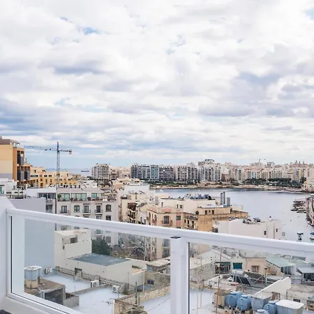 Bnbnova - Private Penthouse With Terrace Spinola Bay *